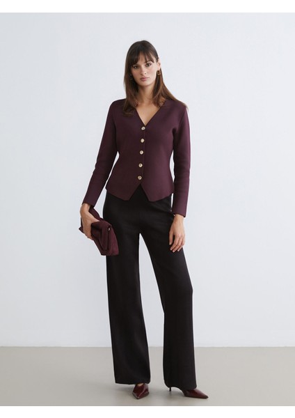 Yeni Sezon V Yaka Kadın Triko Hırka fiyatları