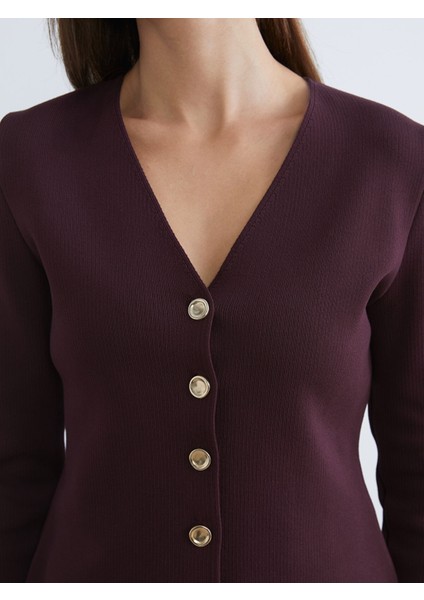 Yeni Sezon V Yaka Kadın Triko Hırka modelleri