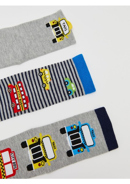 Yeni Sezon Desenli Erkek Çocuk Soket Çorap 5'li fiyatları