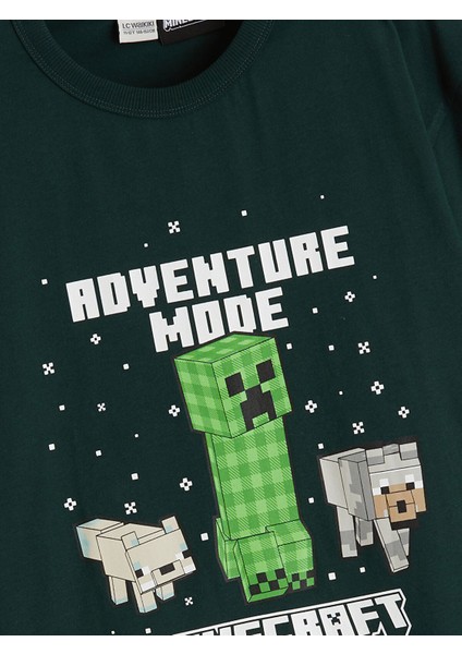 Yeni Sezon Bisiklet Yaka Minecraft Baskılı Erkek Çocuk Tişört fiyatları