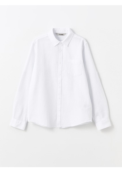 Yeni Sezon Uzun Kollu Dokulu Erkek Çocuk Gömlek