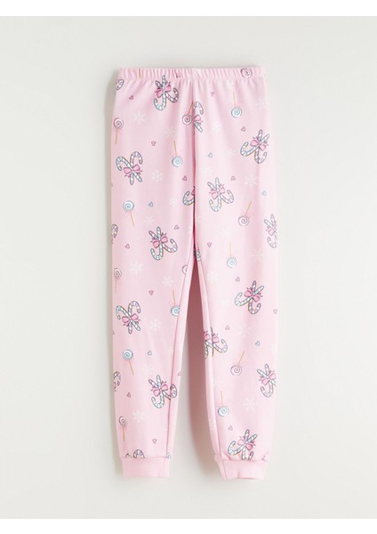 Yeni Sezon Bisiklet Yaka Kız Çocuk Pijama Takımı indirimleri