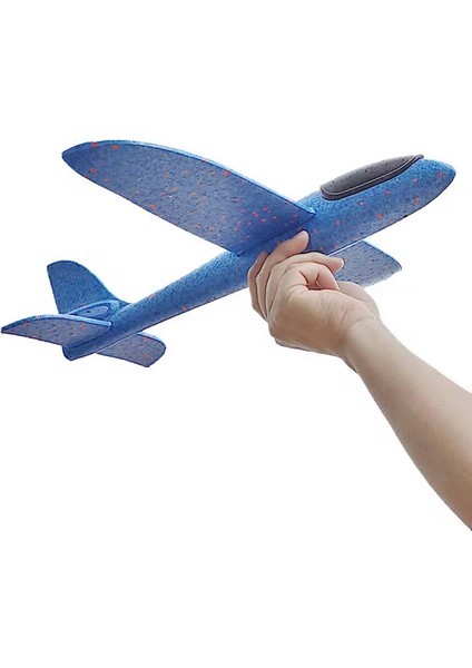 Çocuk Köpük Uçak Oyuncak – Elle Atılan Dayanıklı ve Eğlenceli El Planörü ✈️ Mavi fırsatları