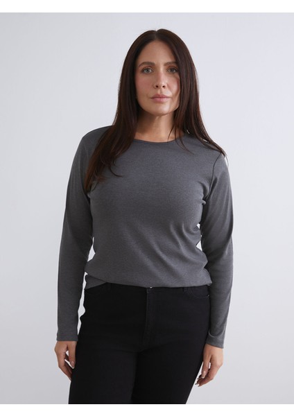 Yeni Sezon Bisiklet Yaka Kadın Tişört