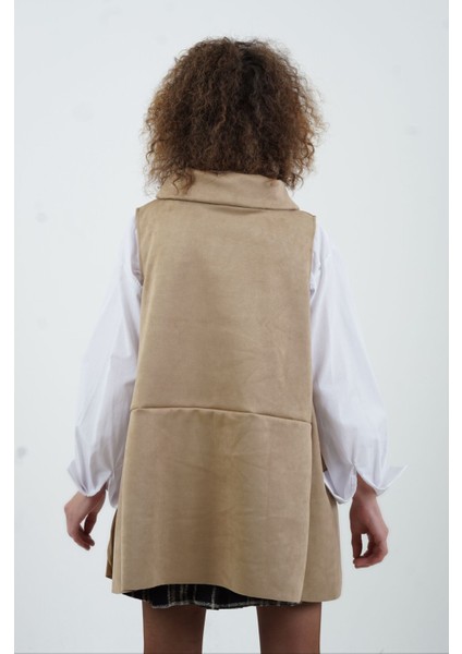 Koyu Bej Cepli Nubuk Bluz fırsatları