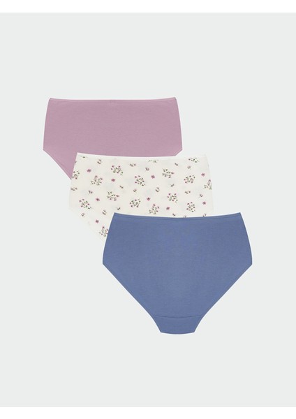 Yeni Sezon Çiçekli Klasik Külot 3'lü fiyatları