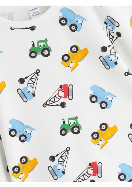 Yeni Sezon Bisiklet Yaka Erkek Çocuk Pijama Takımı indirimleri