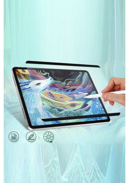 Samsung Galaxy Tab S11 Uyumlu Ekran Koruyucu Magnetic (Mıknatıslı) Kağıt Hissiyatlı SM-X730 fırsatları