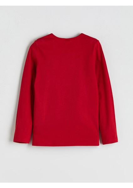 Yeni Sezon Bisiklet Yaka Yılbaşı Temalı Kız Çocuk Pijama Takımı modelleri