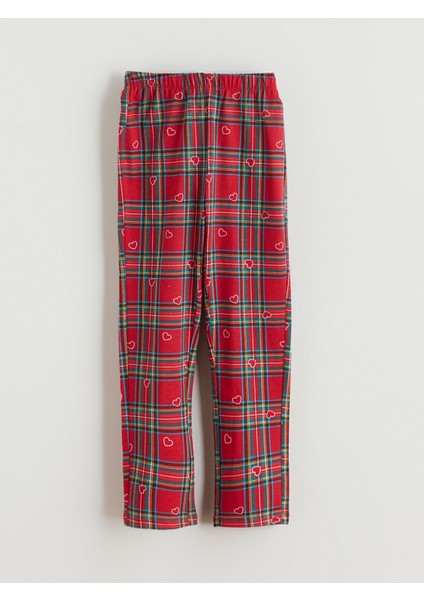 Yeni Sezon Gömlek Yaka Ekose Kız Çocuk Pijama Takımı indirimleri