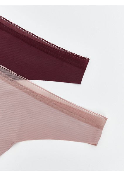 Yeni Sezon Düz Tanga Külot 2'li modelleri