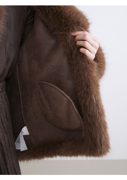 Yeni Sezon Ceket Yaka Kadın Kürk Mont fırsatları