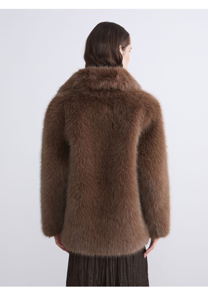 Yeni Sezon Ceket Yaka Kadın Kürk Mont indirimleri