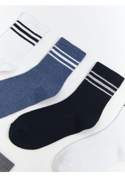 Yeni Sezon Çizgili Erkek Çocuk Soket Çorap 7'li fiyatları