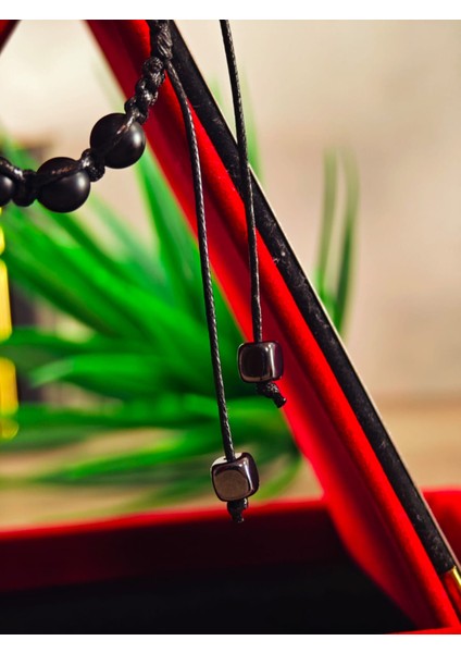 Makrome Doğaltaş El Yapımı Bileklik Doğal Taş Makrome Bileklik