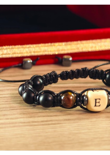 Makrome Doğaltaş El Yapımı Bileklik Doğal Taş Makrome Bileklik