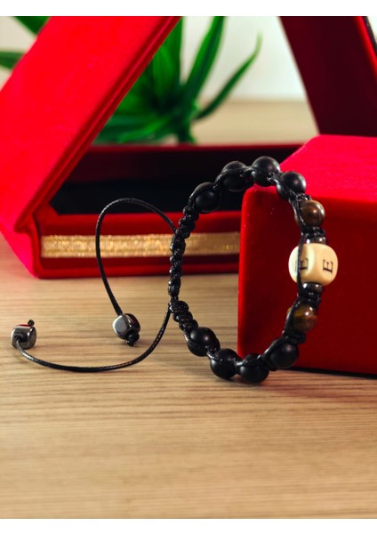 Makrome Doğaltaş El Yapımı Bileklik Doğal Taş Makrome Bileklik