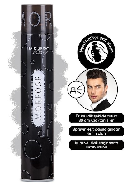 Saç Spreyi 400ML Siyah