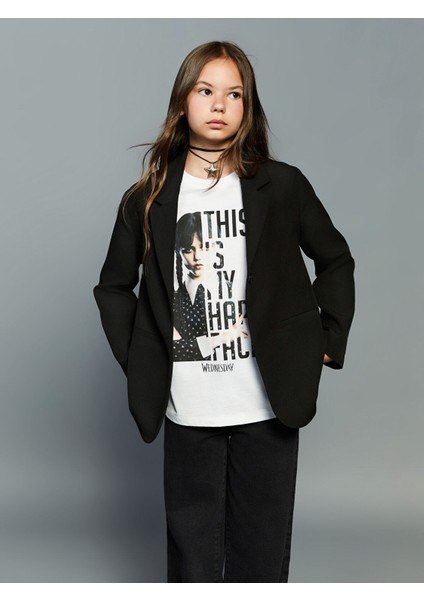 Yeni Sezon Kız Çocuk Blazer Ceket