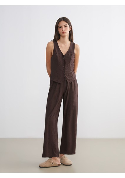 Yeni Sezon V Yaka Saten Kadın Pijama Takımı