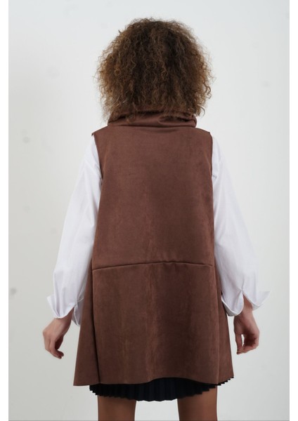 Kahve Cepli Nubuk Bluz fırsatları