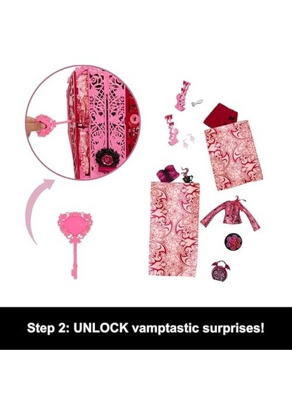 arkadaşlar™ draculaura bebek arkadaşlar bahçe oyun seti, draculaura bebek, 19'dan fazla sürpriz hyt72 fiyatları