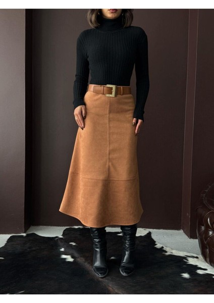 Scuba Süet Midi Boy Kadın Etek fiyatları