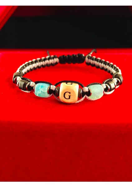 Makrome Doğaltaş El Yapımı Bileklik Doğal Taş Makrome Bileklik