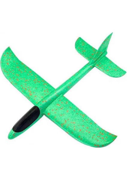 Çocuk Köpük Uçak Oyuncak – Elle Atılan Dayanıklı ve Eğlenceli El Planörü ✈️ Yeşil