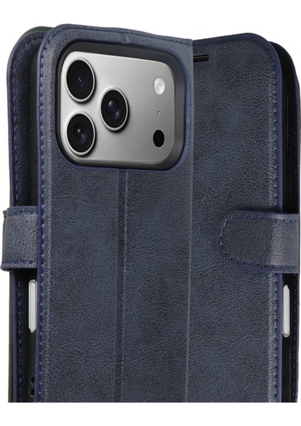 Yzlal Newface Apple Iphone 17 Pro Max Trend S Plus Kapaklı Kılıf - Lacivert modelleri