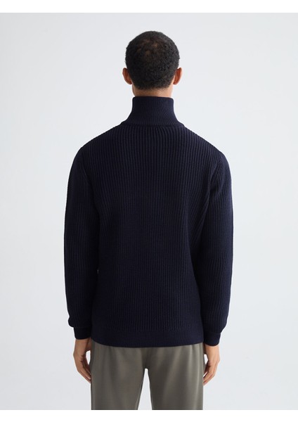 Yeni Sezon Fermuarlı Dik Yaka Erkek Triko Kazak fırsatları