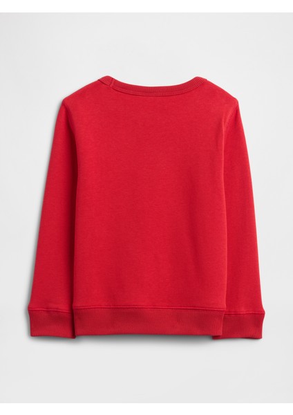 Erkek Bebek Kırmızı Gap Logo Sweatshirt modelleri