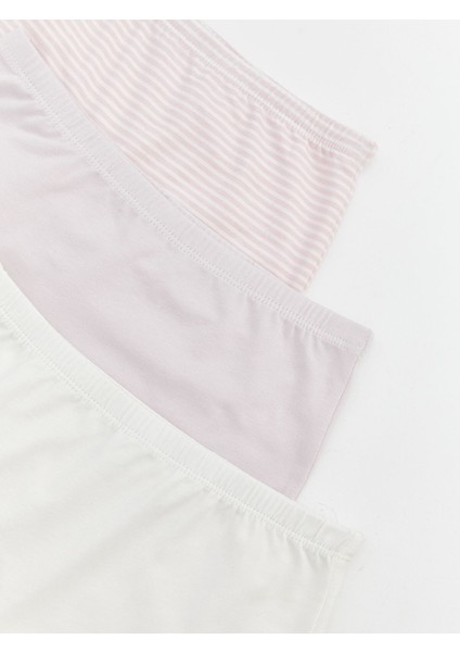 Yeni Sezon Beli Lastikli Kız Çocuk Boxer 3'lü modelleri