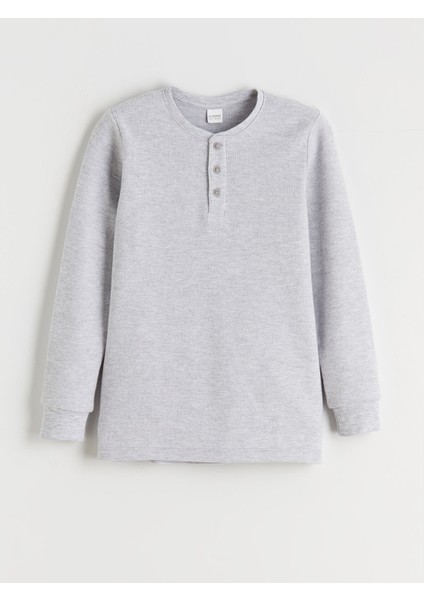 Yeni Sezon Bisiklet Yaka Erkek Çocuk Pijama Takımı fiyatları