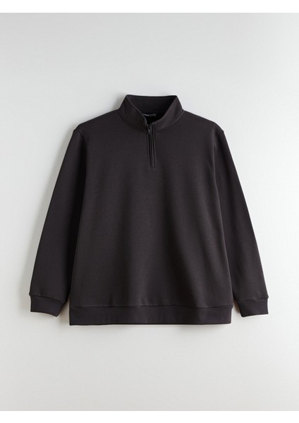 Yeni Sezon Büyük Beden Dik Yaka Erkek Sweatshirt indirimleri