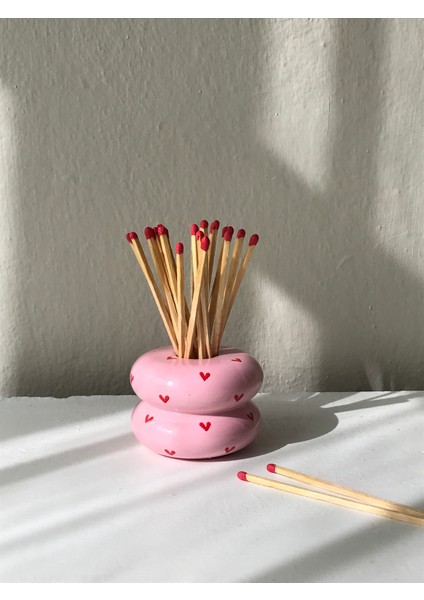 Dekoratif Kalpli Beton Kibritlik