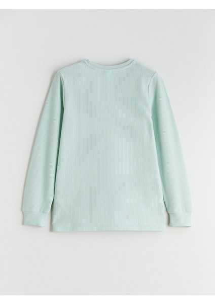 Yeni Sezon Baskılı Waffle Erkek Çocuk Pijama Takımı fırsatları