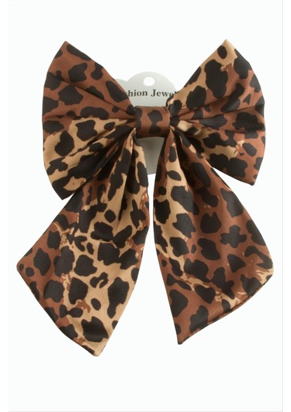 Leopar Desenli Fiyong Otomatik Toka 14 cm modelleri