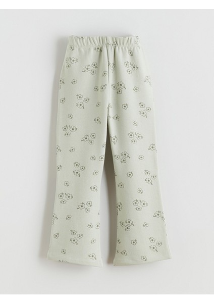 Yeni Sezon Fırfırlı Çiçekli Kız Bebek Sweatshirt ve Tayt indirimleri