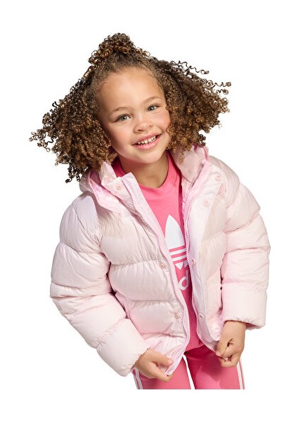 Down Jacket Çocuk Günlük Mont JV8547 Pembe fırsatları
