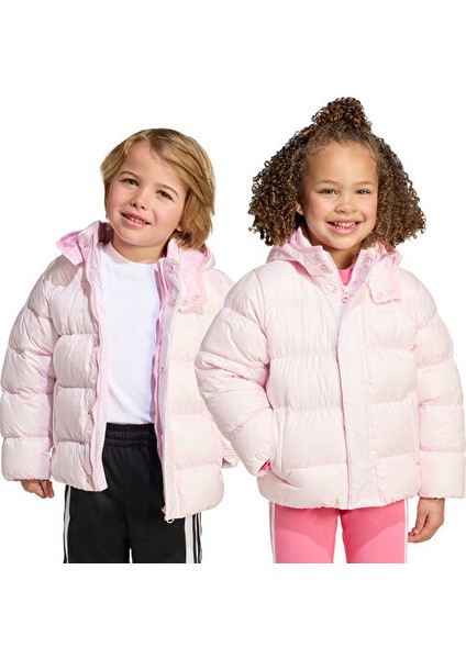 Down Jacket Çocuk Günlük Mont JV8547 Pembe