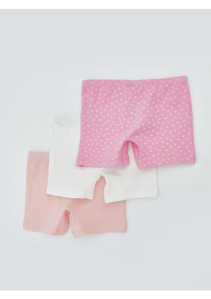 Yeni Sezon Baskılı Beli Lastikli Kız Çocuk Boxer 3'lü fiyatları