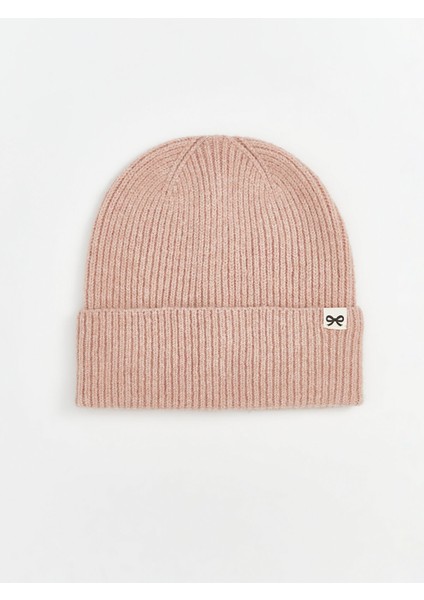 Yeni Sezon Fiyonk Nakışlı Kadın Triko Bere