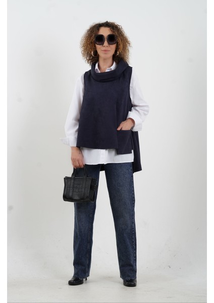 Lacivert Cepli Nubuk Bluz fiyatları