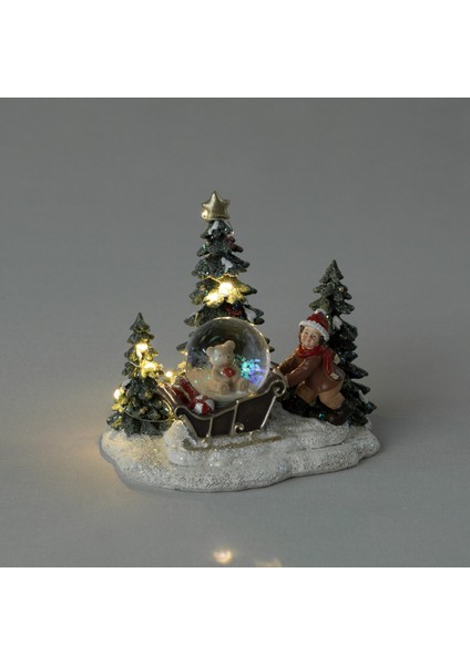 Joy Kar Küresi Ledli Yılbaşı Dekor modelleri