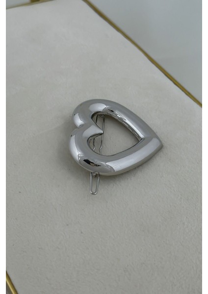 Kalp Tasarım Metal Halka Çıt Çıt Klipsli Pinterest Toka Gümüş fiyatları