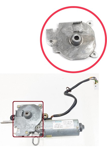 Mercedes W203 CL203 W211 S211 C209 C215 C219 2038203142 Için Panoramik Tavan Sunroof Motor Kapağı fırsatları