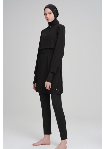 HSM-2934 Esila Siyah Tesettür Mayo indirimleri