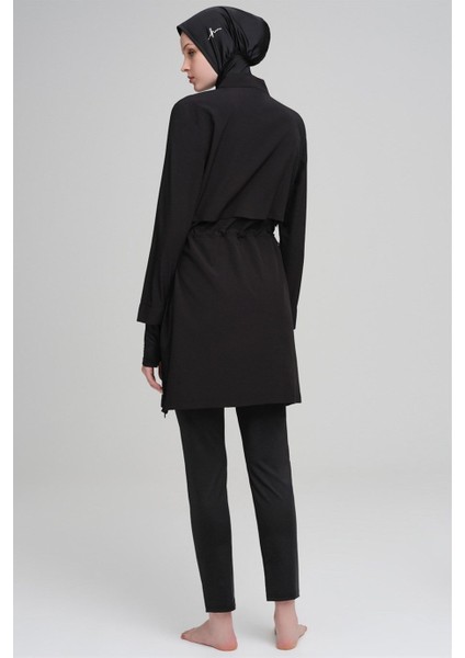 HSM-2934 Esila Siyah Tesettür Mayo