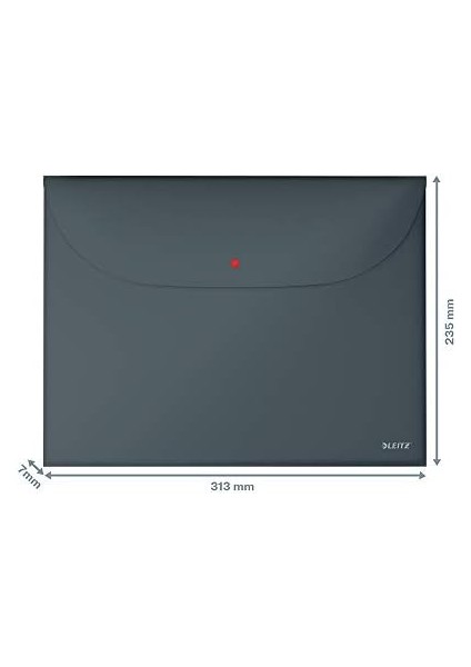 Cosy Çıtçıtlı, 2 Cepli Gizlilik Dosyası, A4, Gri modelleri